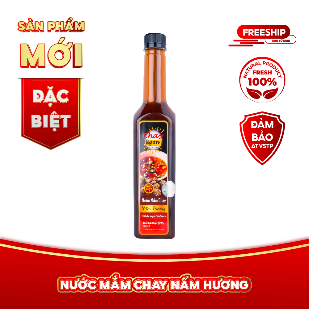 Nước Mắm Chay Nấm Hương Đặc Biệt