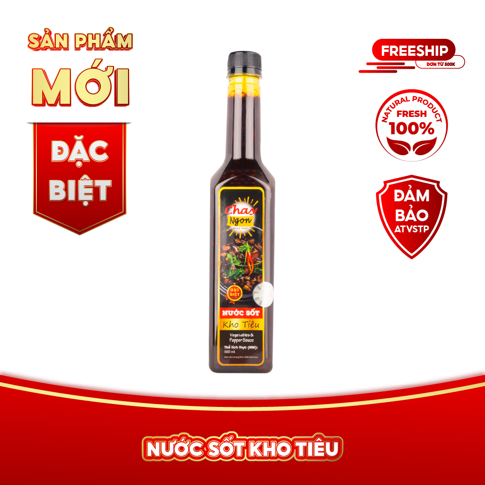 Nước Sốt Kho Tiêu Đặc Biệt - 500ml